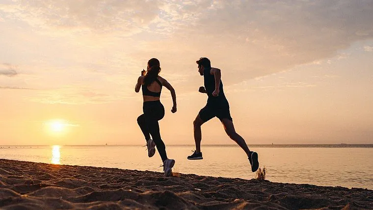 Running on hot sale beach sand